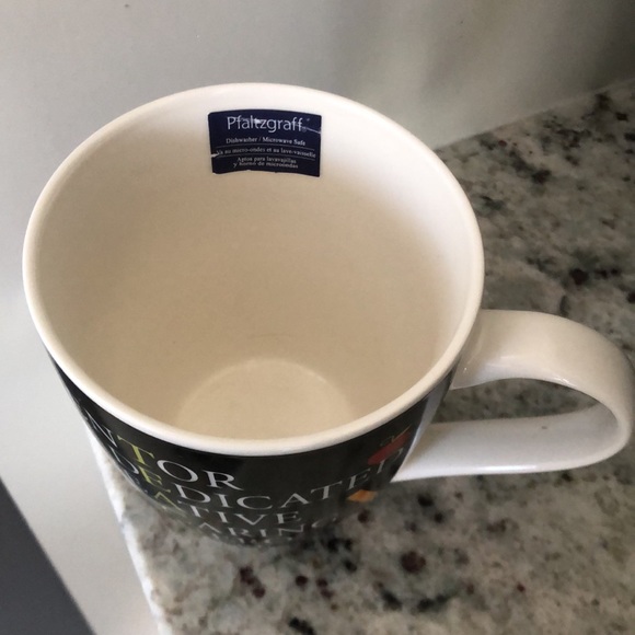 New Pfaltzgraff 18 Oz barrel black Mentor Mug - Picture 4 of 6